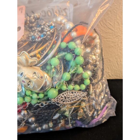 Jewelry Lot Honor Repurpose Bag 4 Plus Lbs Beads/Craft/Repurpose Pieces - Picture 1 of 7